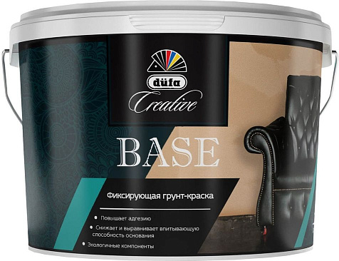 Грунт-краска Dufa Creative Base, фиксирующая, 15 кг купить в СОМ