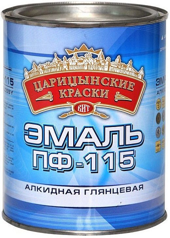 Эмаль ПФ-115 Царицынские краски, белый, 0.8 кг купить в СОМ