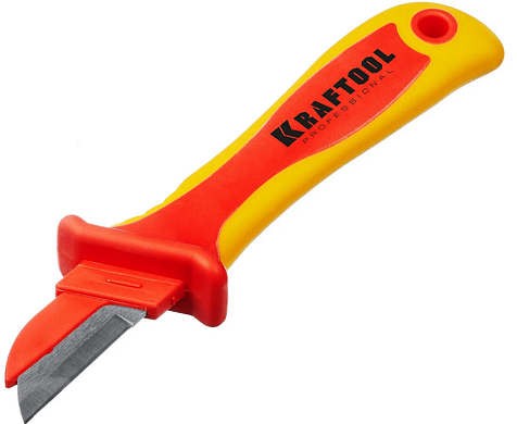 Нож диэлектрический KRAFTOOL KN-1, прямой, 1000В купить в СОМ
