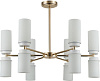 Люстра в стиле модерн ЭкономСвет 13164/12GD WT E14, 12х40W до 27 м² купить в СОМ