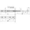 Направляющие шариковые StahlBuro 35-300/12" мм, 2шт купить в СОМ