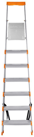 Стремянка Nika СМ7, 7 ступеней, стальная купить в СОМ