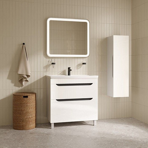 Тумба-умывальник Iddis Ray RAY80WFi95K 80, белый, с раковиной 4078000i28 купить в СОМ