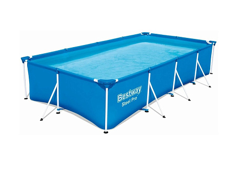 Бассейн каркасный Bestway 56404 300х201х66 см Steel Pro прямоугольный купить в СОМ