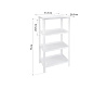 Полка 4 секции 415х285х750 прямоугольная купить в СОМ