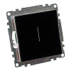 Выключатель STEKKER Катрин 1 кл.  черный, сенсорный купить в СОМ