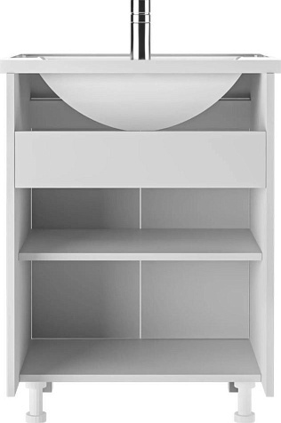 Тумба-умывальник Айсберг Лайт 60, с раковиной Риво 60 купить в СОМ