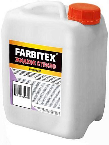 Жидкое стекло  Farbitex, 3.8  кг купить в СОМ