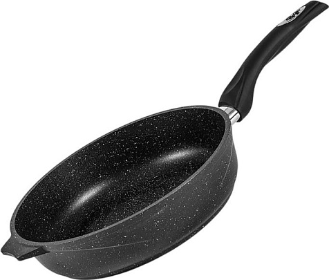 Сковорода Гранит black 180мм АП с ручкой 18802 купить в СОМ