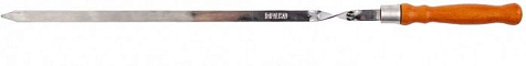 Шампур плоский Palisad Camping с деревянной ручкой, 620мм купить в СОМ