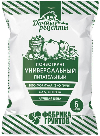 Грунт Дачные рецепты 5л Универсальный питательный купить в СОМ