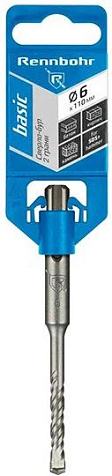 Бур Rennbohr Basic, SDS-Plus, 6х110мм купить в СОМ