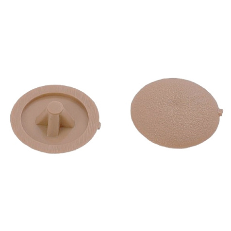 Заглушка №2 темно-бежевая, 15 шт./пакет купить в СОМ