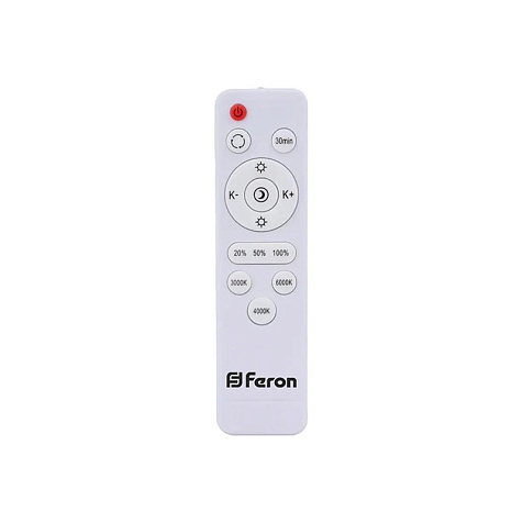 Светильник светодиодный FERON AL5930 Flow 72W, Max. 4200Lum, 3000К-6500K, IP20, белый, пульт купить в СОМ