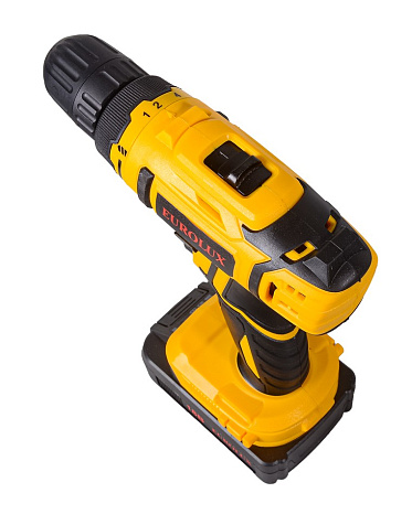 Шуруповерт EUROLUX ДА-18/2Li, 18В, Li-ion, 1.5 А/ч купить в СОМ