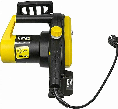 Пила электрическая цепная HUTER ELS-1500Р, 1500 Вт, шаг 3/8, шина 30.5 см купить в СОМ
