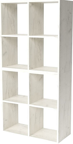 Стеллаж 8 секции 1392х700х294 Дуб грей купить в СОМ
