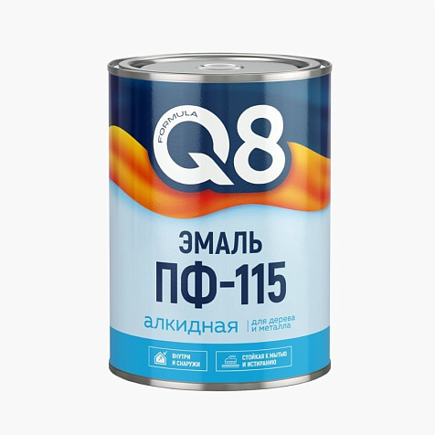 Эмаль ПФ-115 Formula Q8, салатная, 0.8 кг купить в СОМ