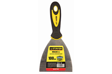 Шпатель STAYER нержавеющая сталь, 100мм купить в СОМ