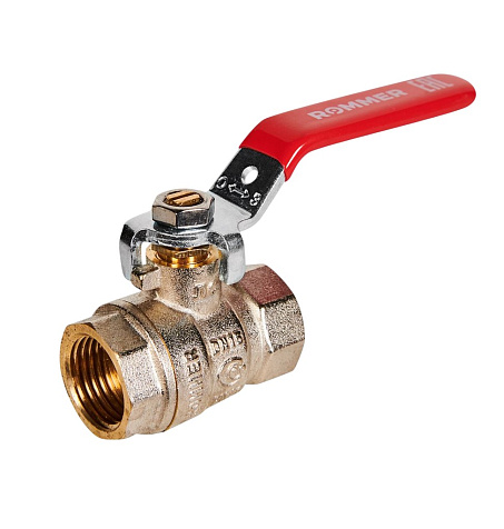 Кран шаровый 1/2" ВВ, рычаг Rommer купить в СОМ